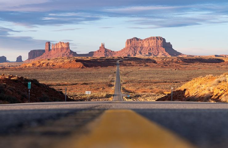 Monument Valley road Kalifornien, usa